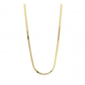 10k Yellow Gold Herringbone Chain 16”